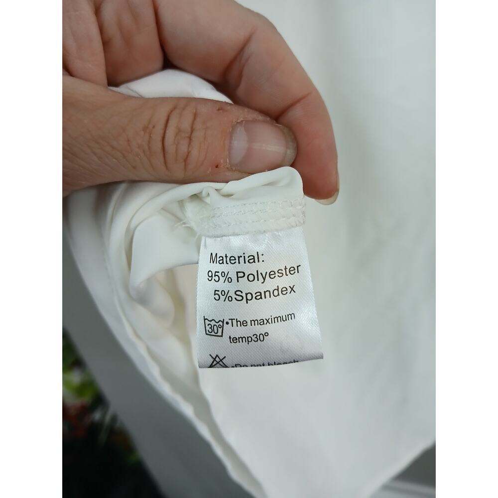 Bettsays sleeveless white blouse womens large - Picture 8 of 8